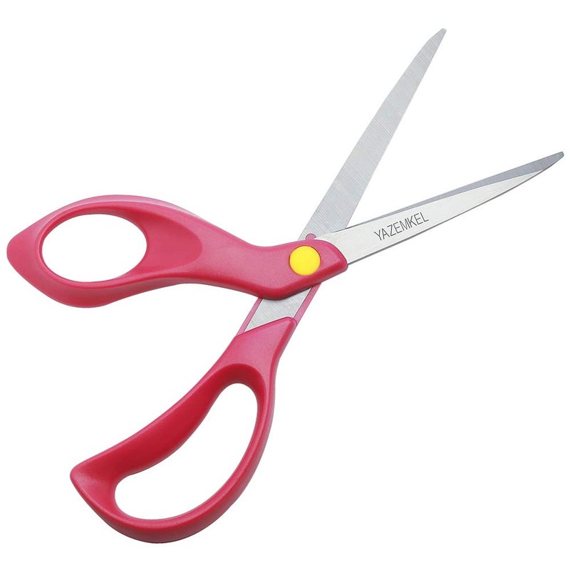 YAZEMKEL Left-Hand Scissors Stainless Steel 3-Pack, 8 inch - Image 4